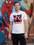 Greylongg Round Spider Man Design Printed T-Shirt.