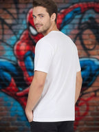 Greylongg Round Spider Man Design Printed T-Shirt.