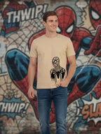 Greylongg Round Spider Man Design Printed T-Shirt.