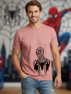 Greylongg Round Spider Man Design Printed T-Shirt.