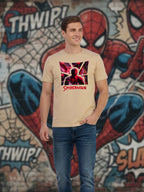 Greylongg Round Spider Man Design Printed T-Shirt.