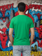 Greylongg Round Spider Man Design Printed T-Shirt.