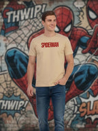 Greylongg Round Spider Man Design Printed T-Shirt.