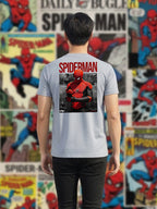 Greylongg Round Spider Man Design Printed T-Shirt.