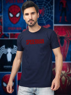 Greylongg Round Spider Man Design Printed T-Shirt.
