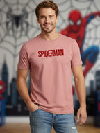 Greylongg Round Spider Man Design Printed T-Shirt.