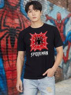 Greylongg Round Spider Man Design Printed T-Shirt.