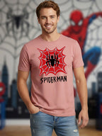 Greylongg Round Spider Man Design Printed T-Shirt.