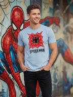 Greylongg Round Spider Man Design Printed T-Shirt.