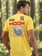 Greylongg Round Neck Nasa Design Printed T-Shirt.