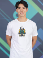 Greylongg Round Neck It's Gragon Design Printed T-Shirt.