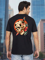 Greylongg Round Neck Streetwear Design Printed T-Shirt.