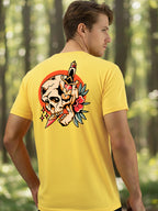 Greylongg Round Neck Streetwear Design Printed T-Shirt.