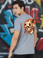 Greylongg Round Neck Streetwear Design Printed T-Shirt.