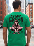Greylongg Round Neck Streetwear Design Printed T-Shirt.