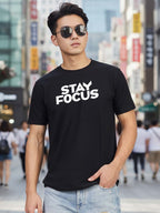 Greylongg Round Neck Streetwear Design Printed T-Shirt.