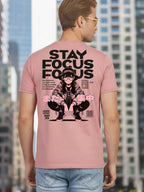 Greylongg Round Neck Streetwear Design Printed T-Shirt.