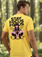 Greylongg Round Neck Streetwear Design Printed T-Shirt.