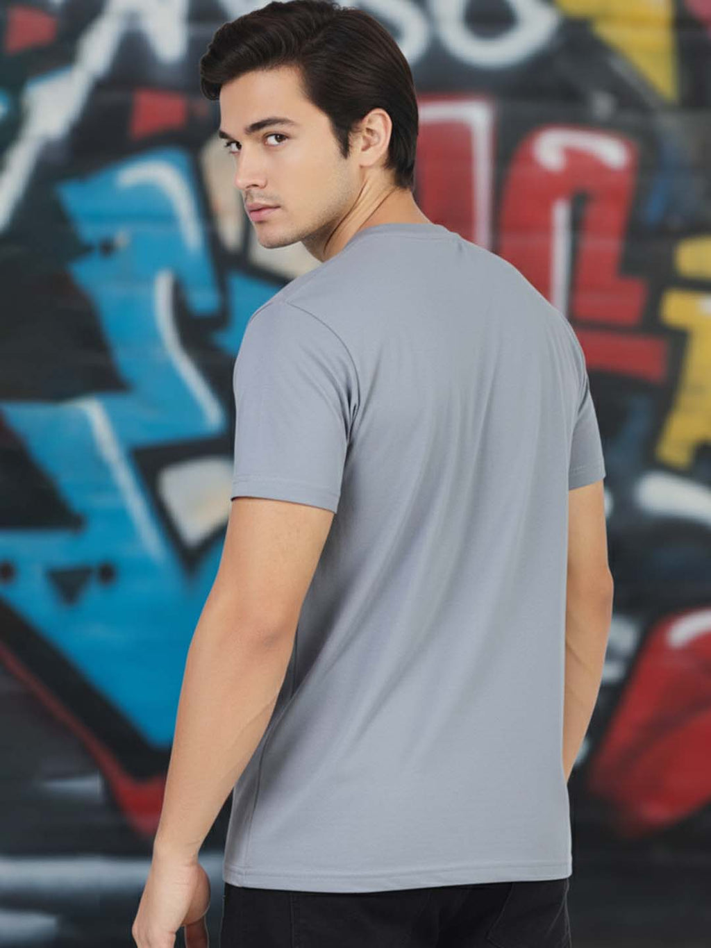 Greylongg Round Neck T-Shirt.