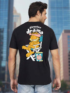 Greylongg Round Neck Garfield Design Printed T-Shirt.