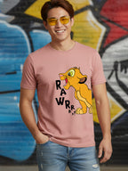 Greylongg Round Neck Disney Simba Design Printed T-Shirt.