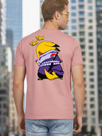 Greylongg Round Neck Cartoon Pika-chu Design Printed T-Shirt.