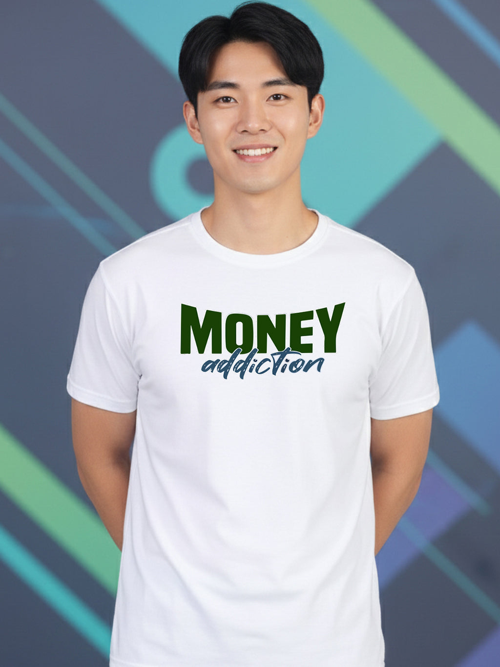 Greylongg Round Neck Disney Design Printed T-Shirt.
