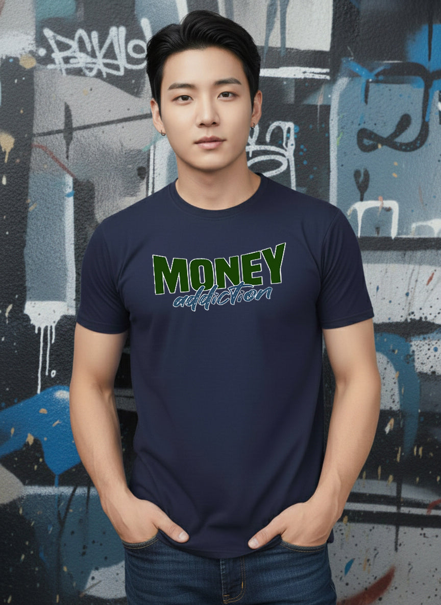 Greylongg Round Neck Disney Design Printed T-Shirt.