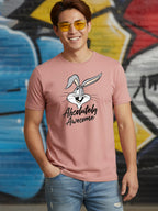 Greylongg Round Neck Disney Design Printed T-Shirt.