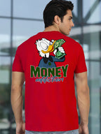 Greylongg Round Neck Disney Design Printed T-Shirt.