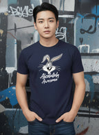 Greylongg Round Neck Disney Design Printed T-Shirt.