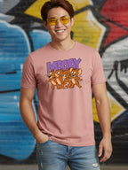 Greylongg Round Neck Cartoon Jerry Design Printed T-Shirt.