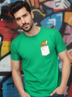 Greylongg Round Neck Cartoon Jerry Design Printed T-Shirt.