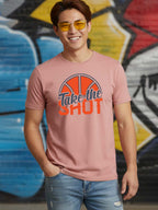 Greylongg Round Neck Sport Design Printed T-Shirt.