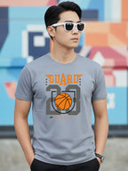 Greylongg Round Neck Sport Design Printed T-Shirt.