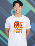 Greylongg Round Neck Sport Design Printed T-Shirt.