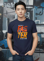 Greylongg Round Neck Sport Design Printed T-Shirt.
