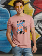 Greylongg Round Neck Sport Design Printed T-Shirt.