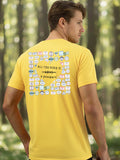 Greylongg Round Neck Love Hurt  Design Printed T-Shirt.