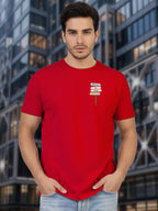 Greylongg Round Neck Love Hurt  Design Printed T-Shirt.