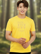 Greylongg Round Neck Game  Design Printed T-Shirt.