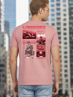 Greylongg Round Neck Ferrari Design Printed T-Shirt.