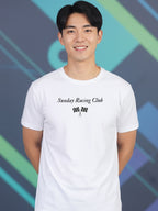 Greylongg Round Neck Racing Design Printed T-Shirt.