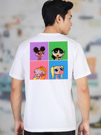 Greylongg Round Neck Cartoon Design Printed T-Shirt.