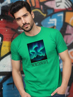 Greylongg Round Neck Northwave Design Printed T-Shirt.