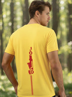 Greylongg Round Neck Racing Design Printed T-Shirt.