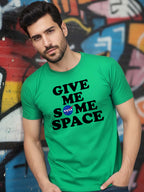 Greylongg Round Neck Space Design Printed T-Shirt.
