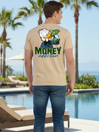Greylongg Round Neck Disney Design Printed T-Shirt.