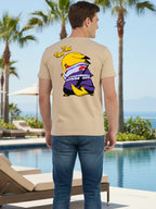 Greylongg Round Neck Cartoon Pika-chu Design Printed T-Shirt.