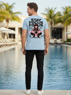 Greylongg Round Neck Streetwear Design Printed T-Shirt.